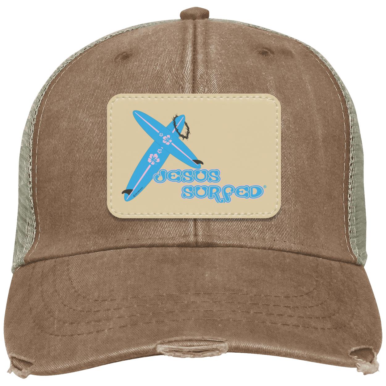 Crossboards - Distressed Ollie Cap - Rectangle Patch - Jesus Surfed Apparel Co.