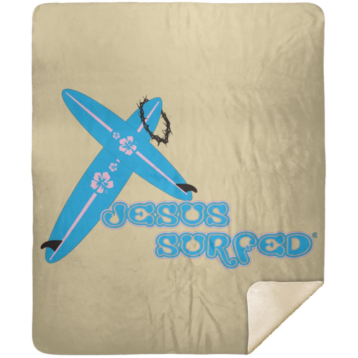 Crossboards - Premium Mink Sherpa Blanket 50x60 - Jesus Surfed Apparel Co.