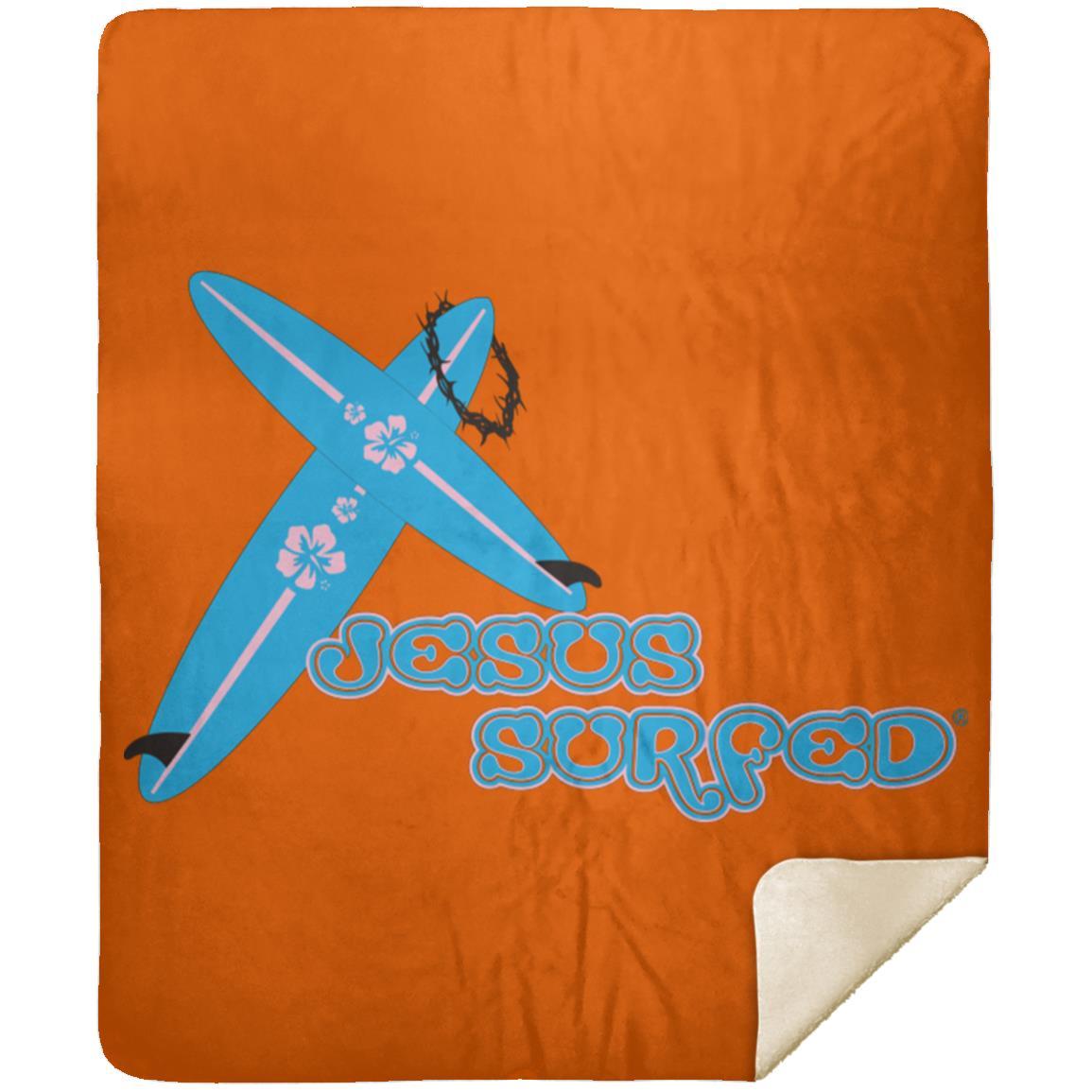 Crossboards - Premium Mink Sherpa Blanket 50x60 - Jesus Surfed Apparel Co.