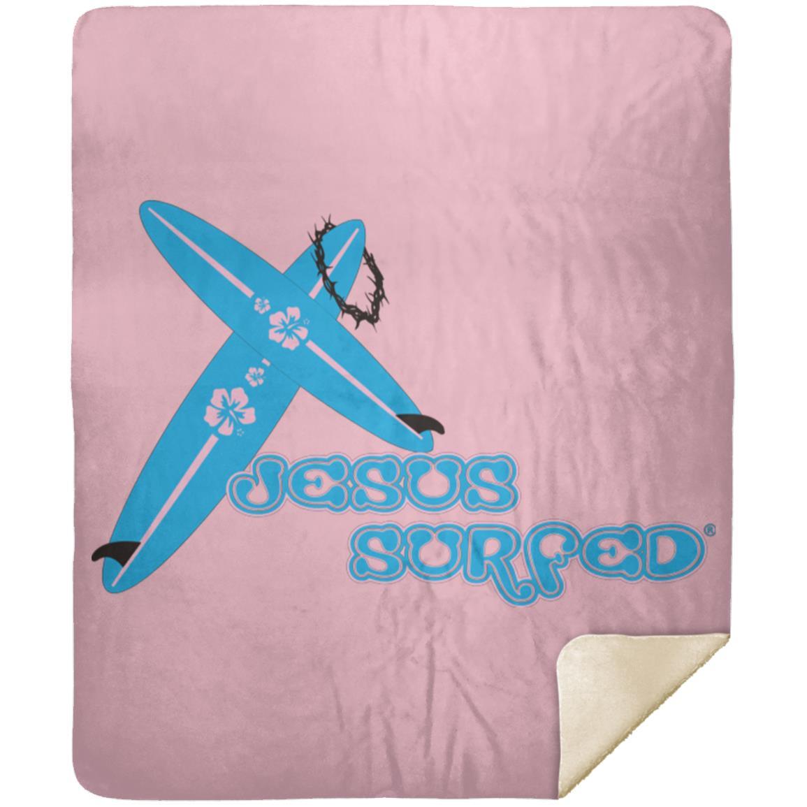 Crossboards - Premium Mink Sherpa Blanket 50x60 - Jesus Surfed Apparel Co.