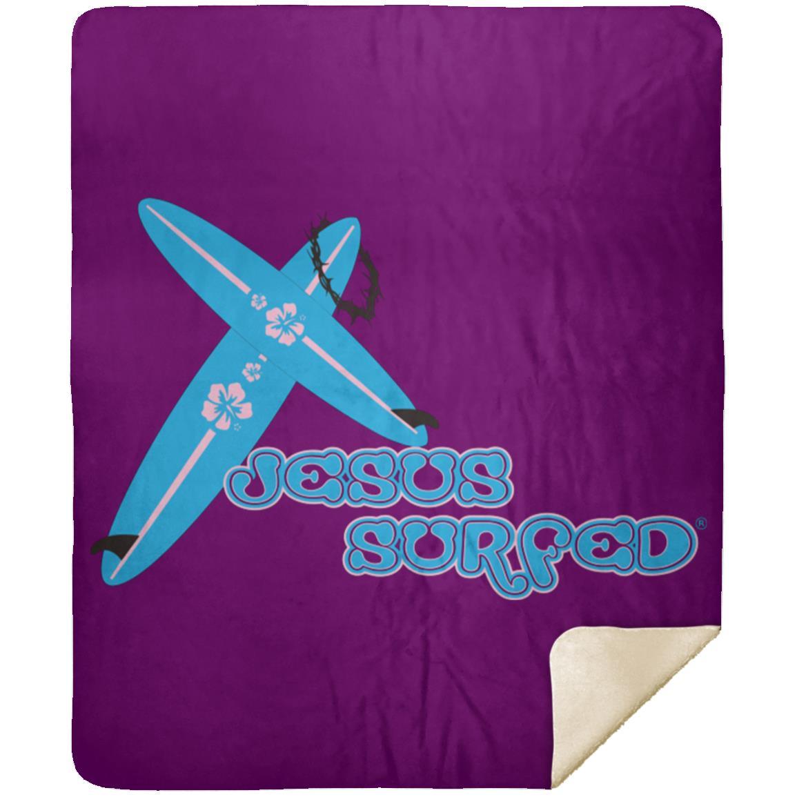 Crossboards - Premium Mink Sherpa Blanket 50x60 - Jesus Surfed Apparel Co.
