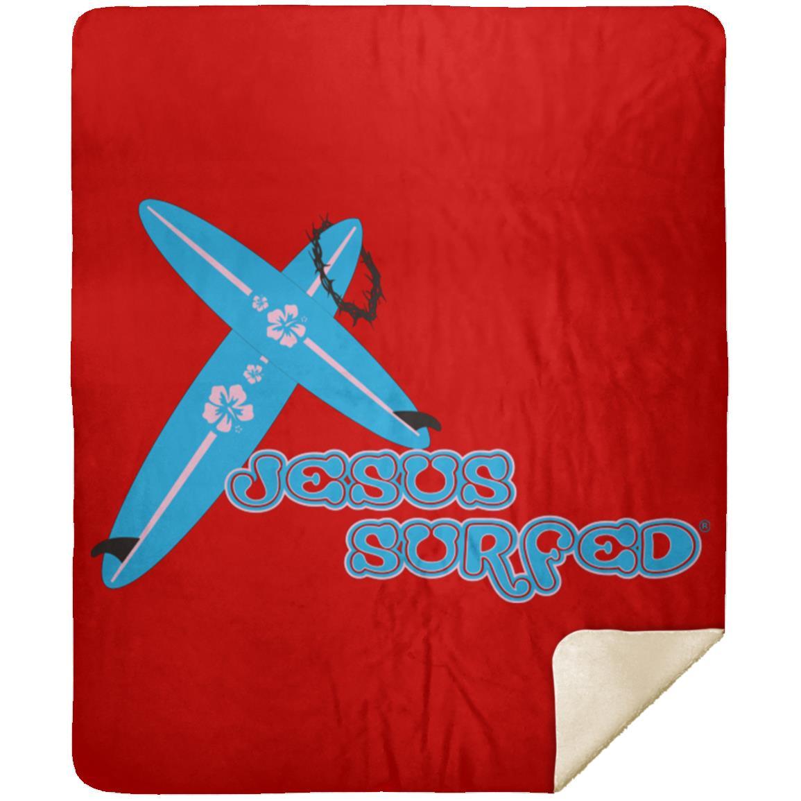Crossboards - Premium Mink Sherpa Blanket 50x60 - Jesus Surfed Apparel Co.