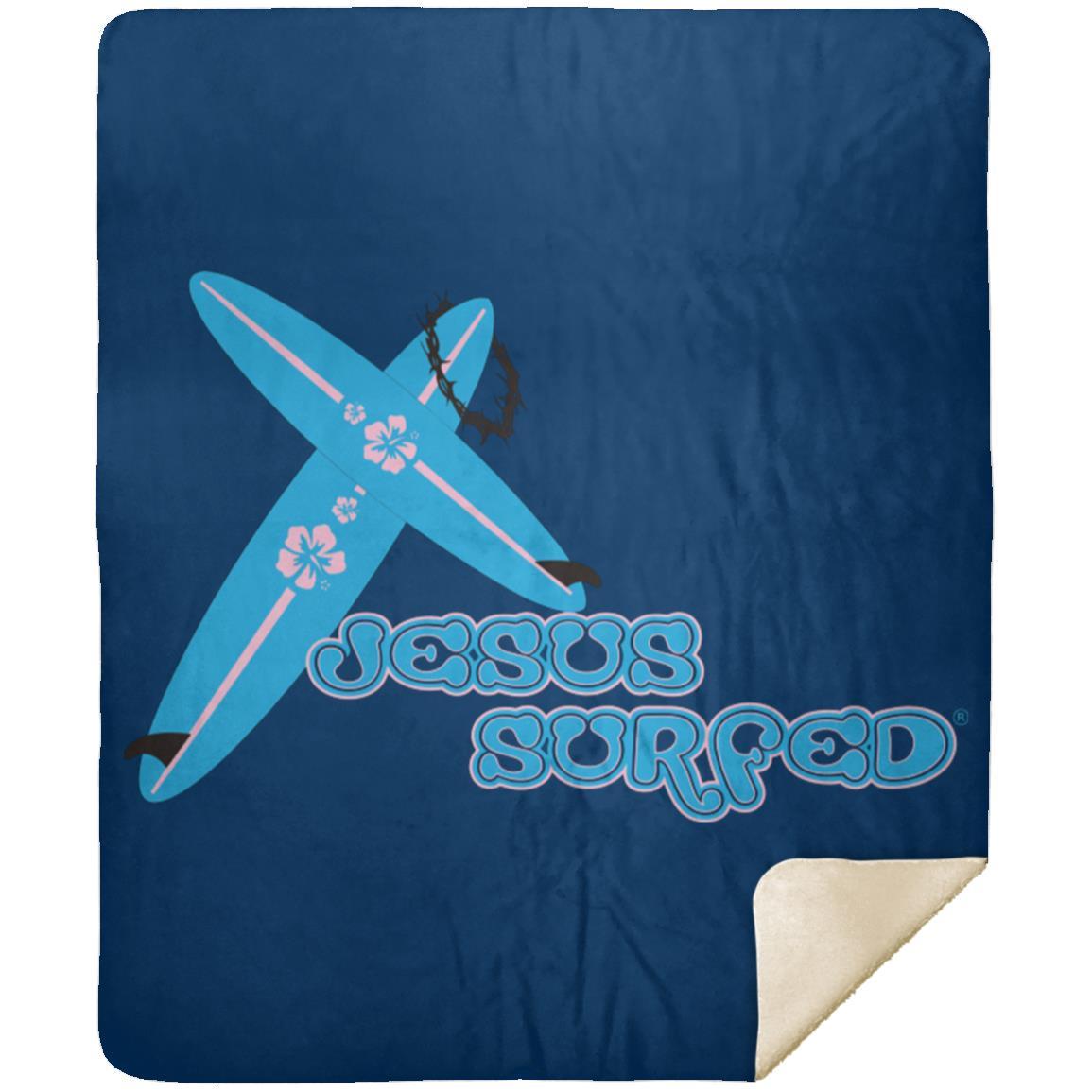 Crossboards - Premium Mink Sherpa Blanket 50x60 - Jesus Surfed Apparel Co.