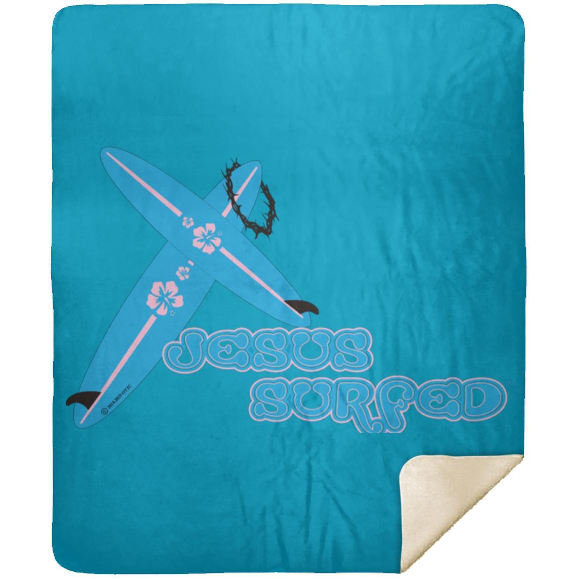 Crossboards - Premium Mink Sherpa Blanket 50x60 - Jesus Surfed Apparel Co.