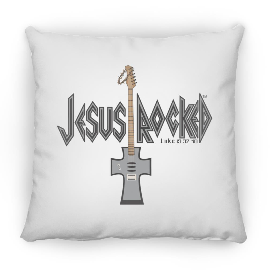 Cross Guitar - Large Square Pillow