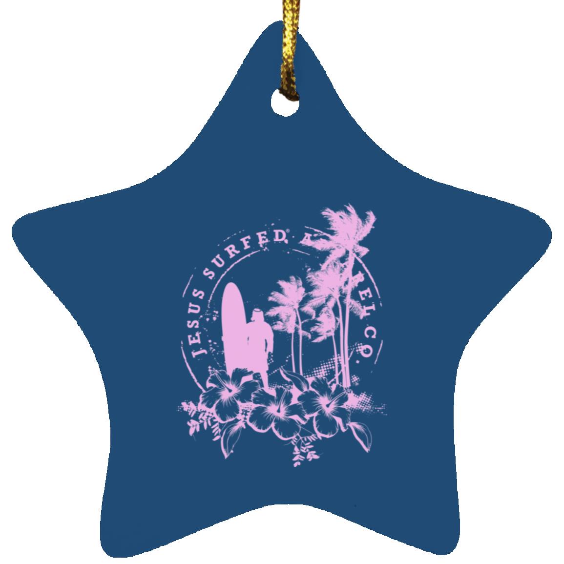 Jesus Surfed Apparel - Star Ornament