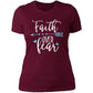 Faith Over Fear Mother's Day Women's Boyfriend T-Shirt