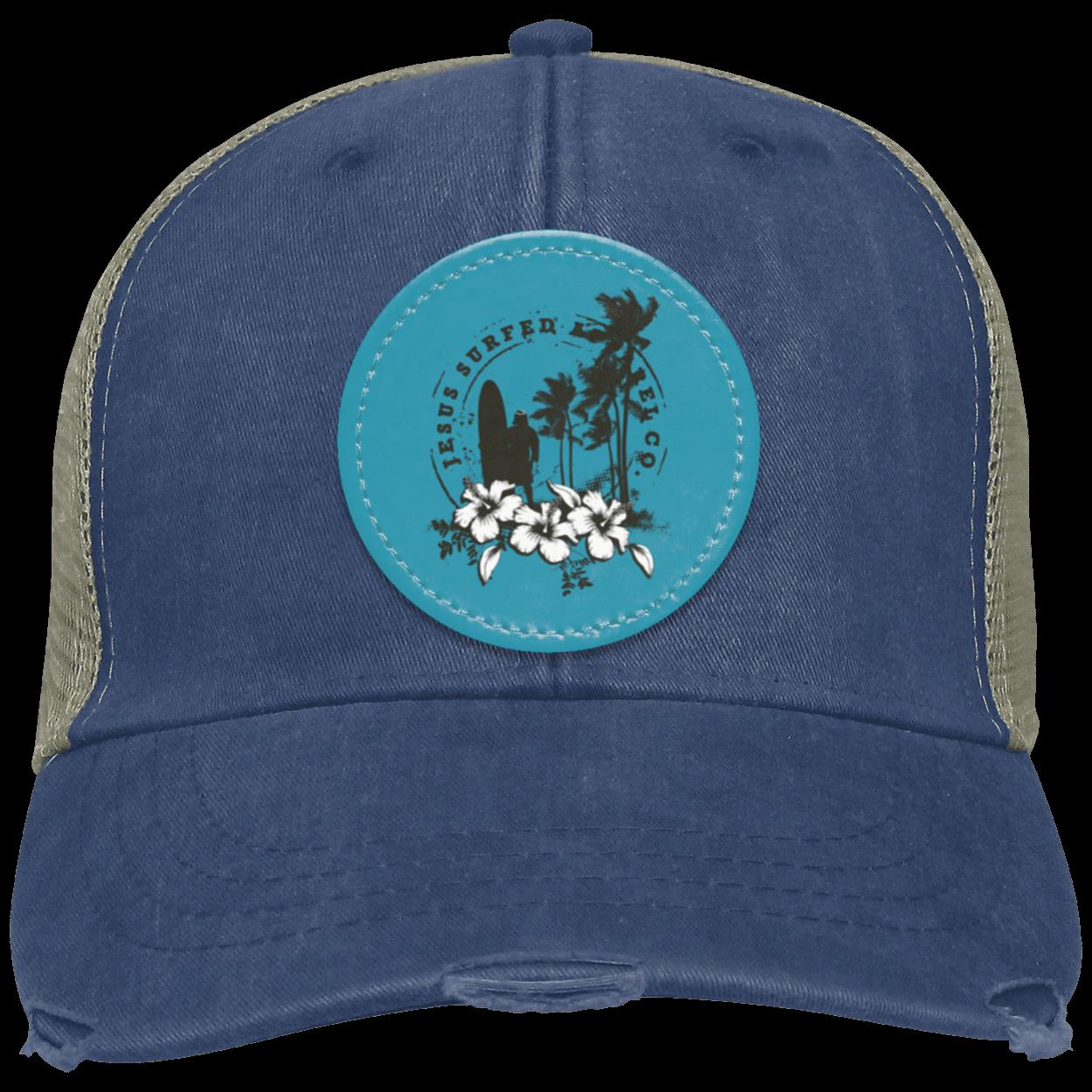 Jesus Surfed Apparel - Distressed Ollie Cap - Circle Patch