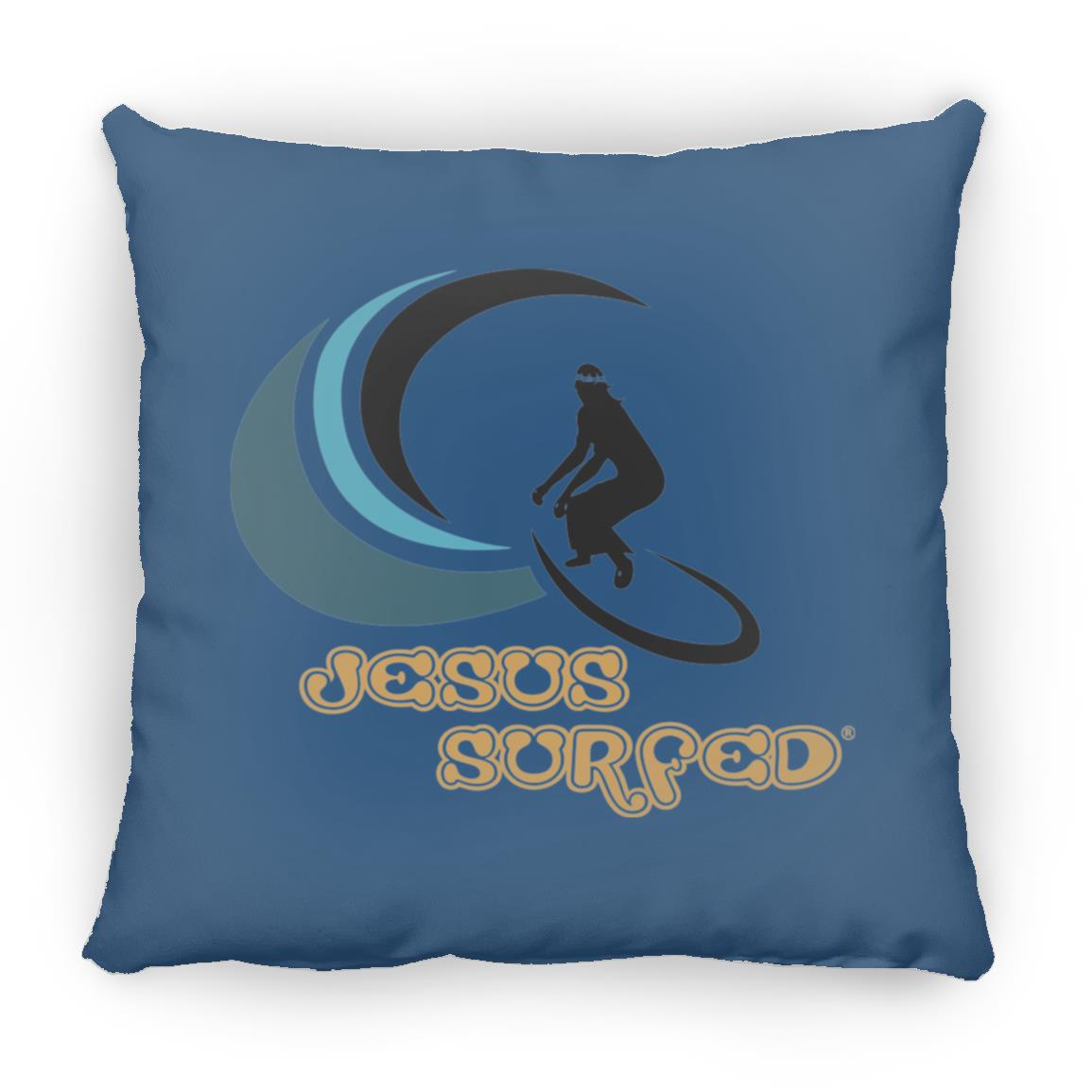 Ridin' the Wave Large Square Pillow