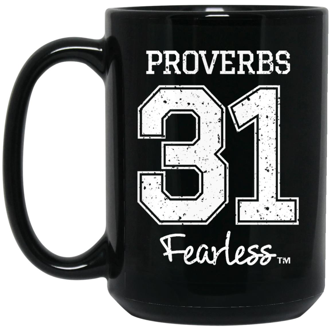 Proverbs 31 - Mother's Day 15oz Black Mug