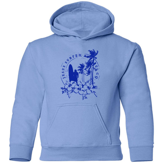Jesus Surfed Apparel - Boy's/Girl's Youth Cotton Hoodie