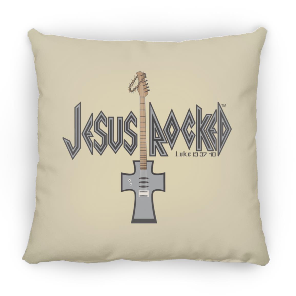 Cross Guitar - Large Square Pillow
