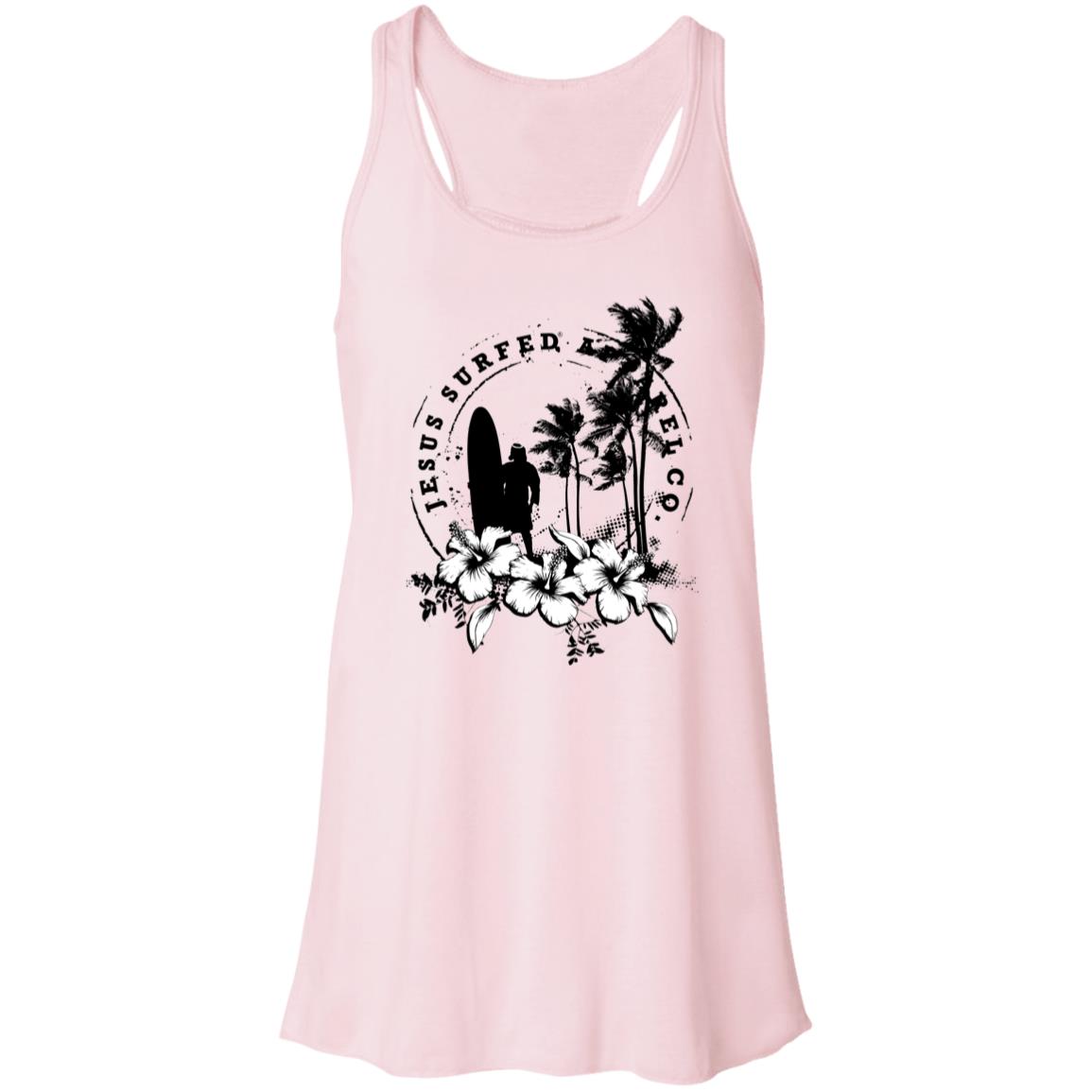 Jesus Surfed Apparel - Women's Flowy Racerback Tank