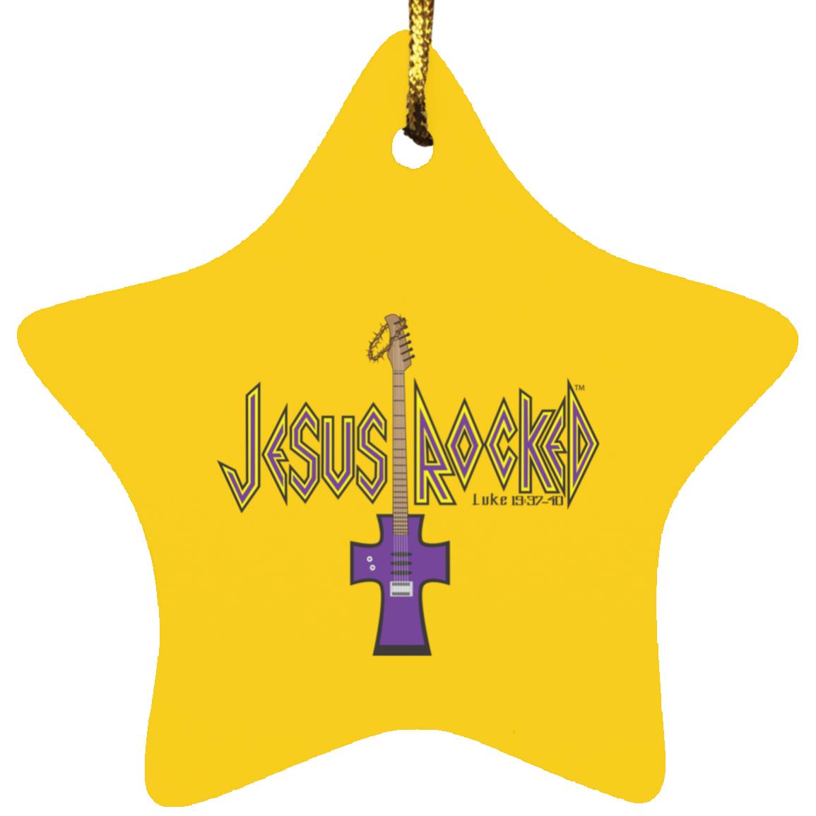 Cross Guitar - Star Ornament