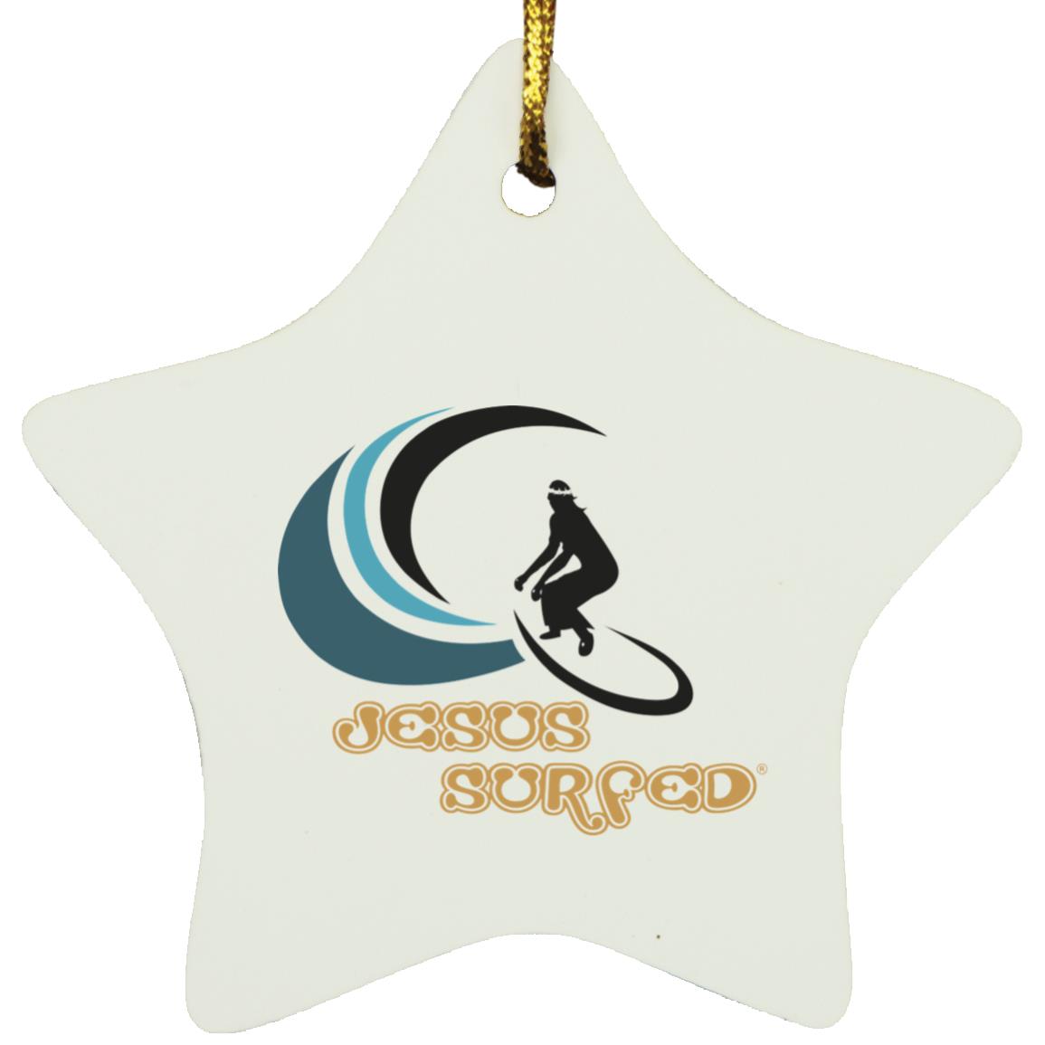 Ridin' the Wave - Star Ornament