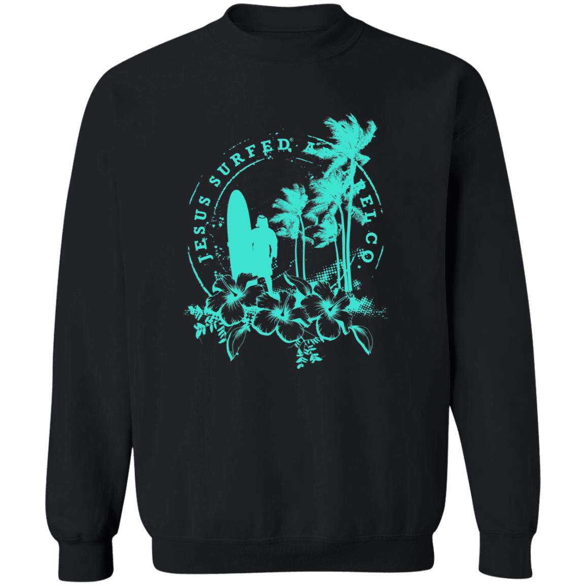 Jesus Surfed Apparel - Men/Women Unisex Crewneck Sweatshirt