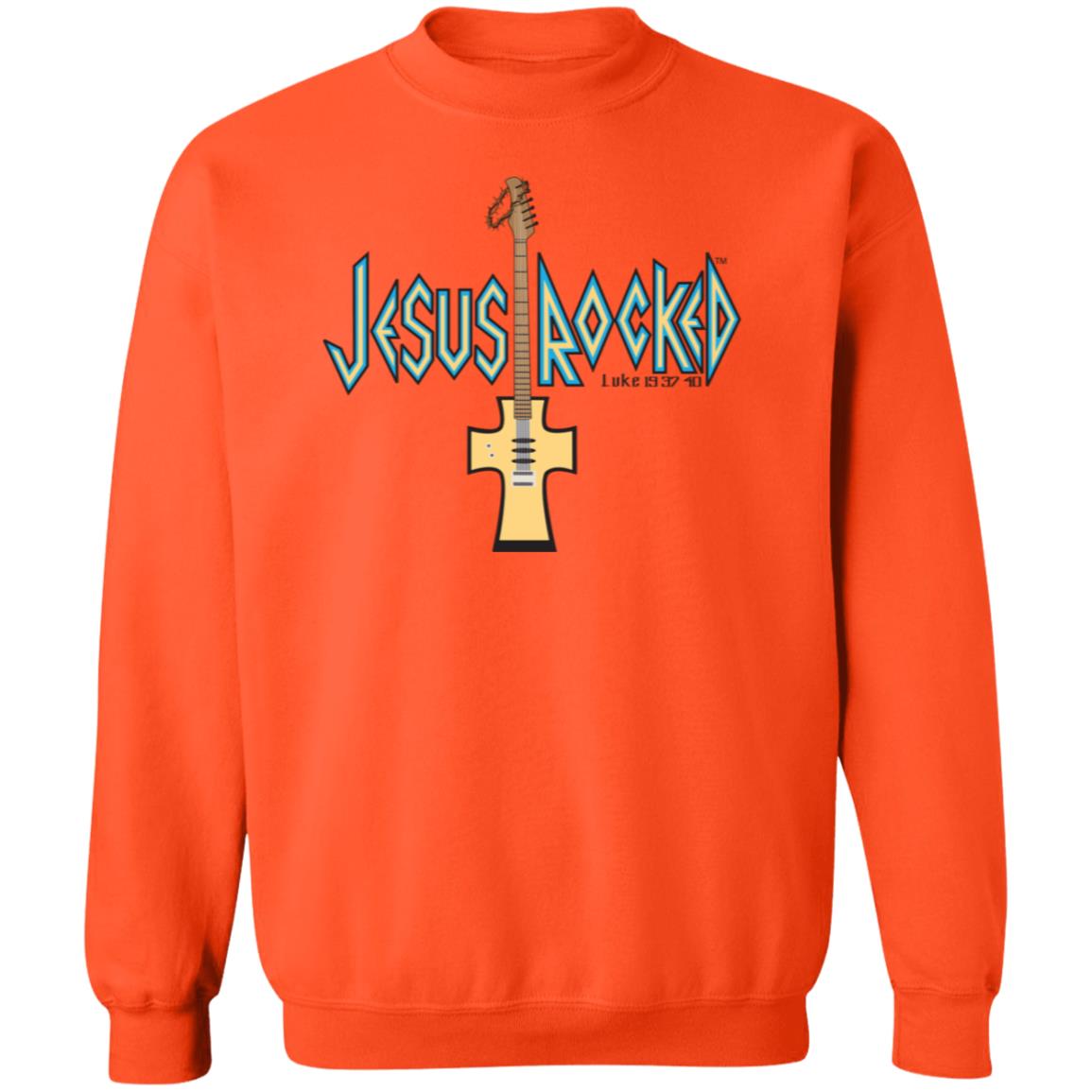 Cross Guitar - Men/Women Unisex Crewneck Sweatshirt