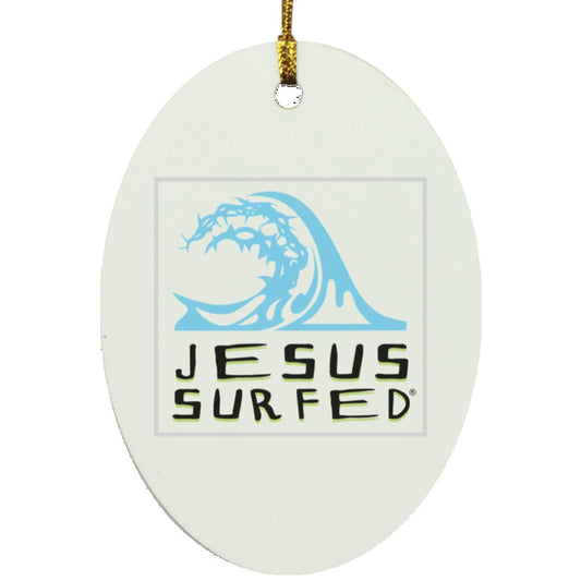 Living Water Oval Ornament