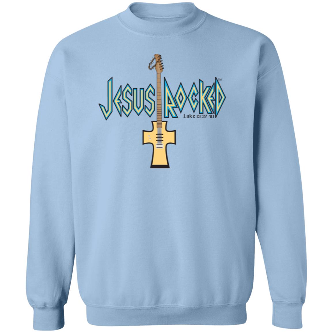 Cross Guitar - Men/Women Unisex Crewneck Sweatshirt