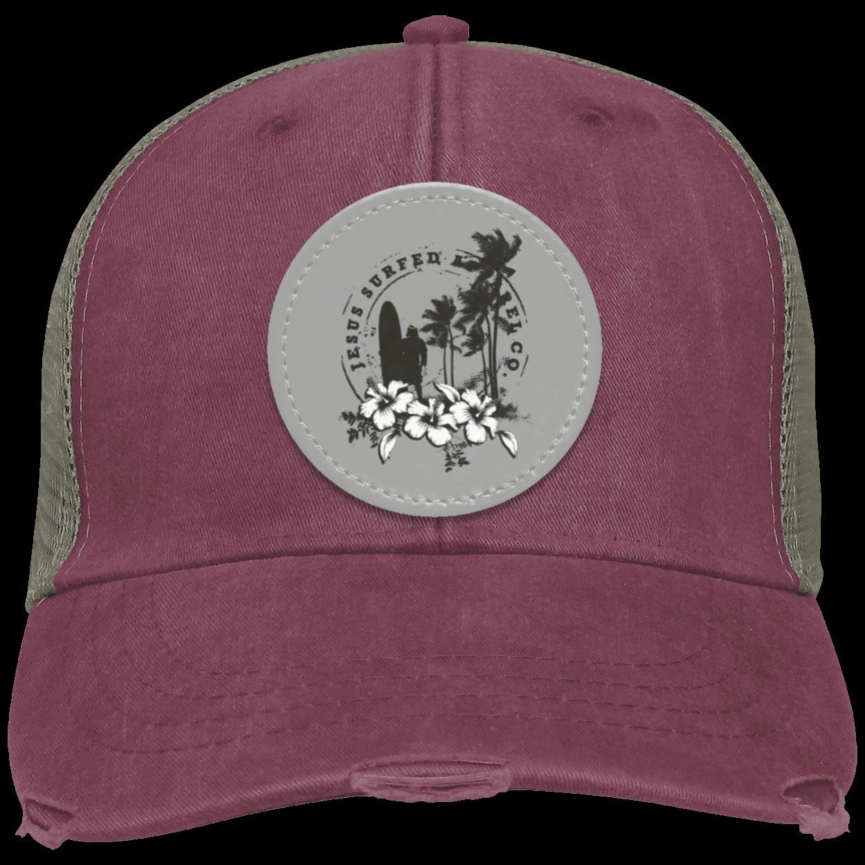Jesus Surfed Apparel - Distressed Ollie Cap - Circle Patch