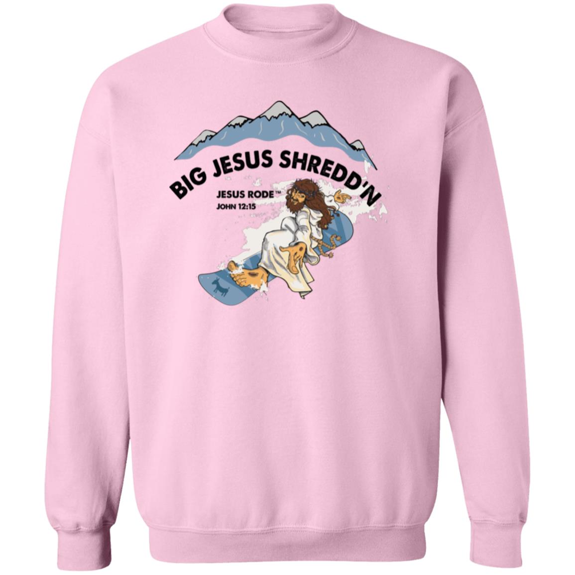 Shredd'n Jesus - Men/Women Unisex Crewneck Sweatshirt