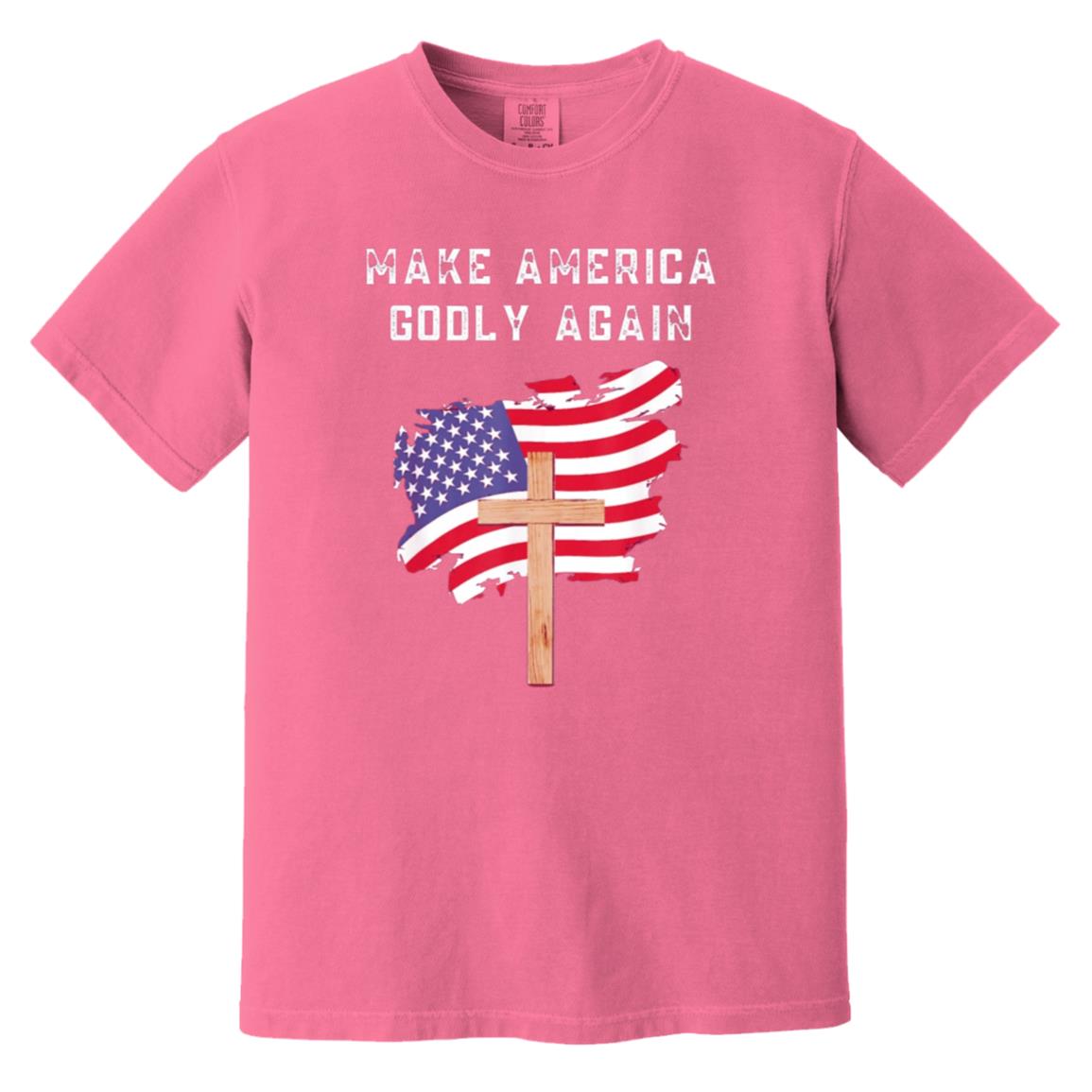 Make America Godly Again - Men's Soft-Washed Comfort Cotton Short Sleeve T-Shirt