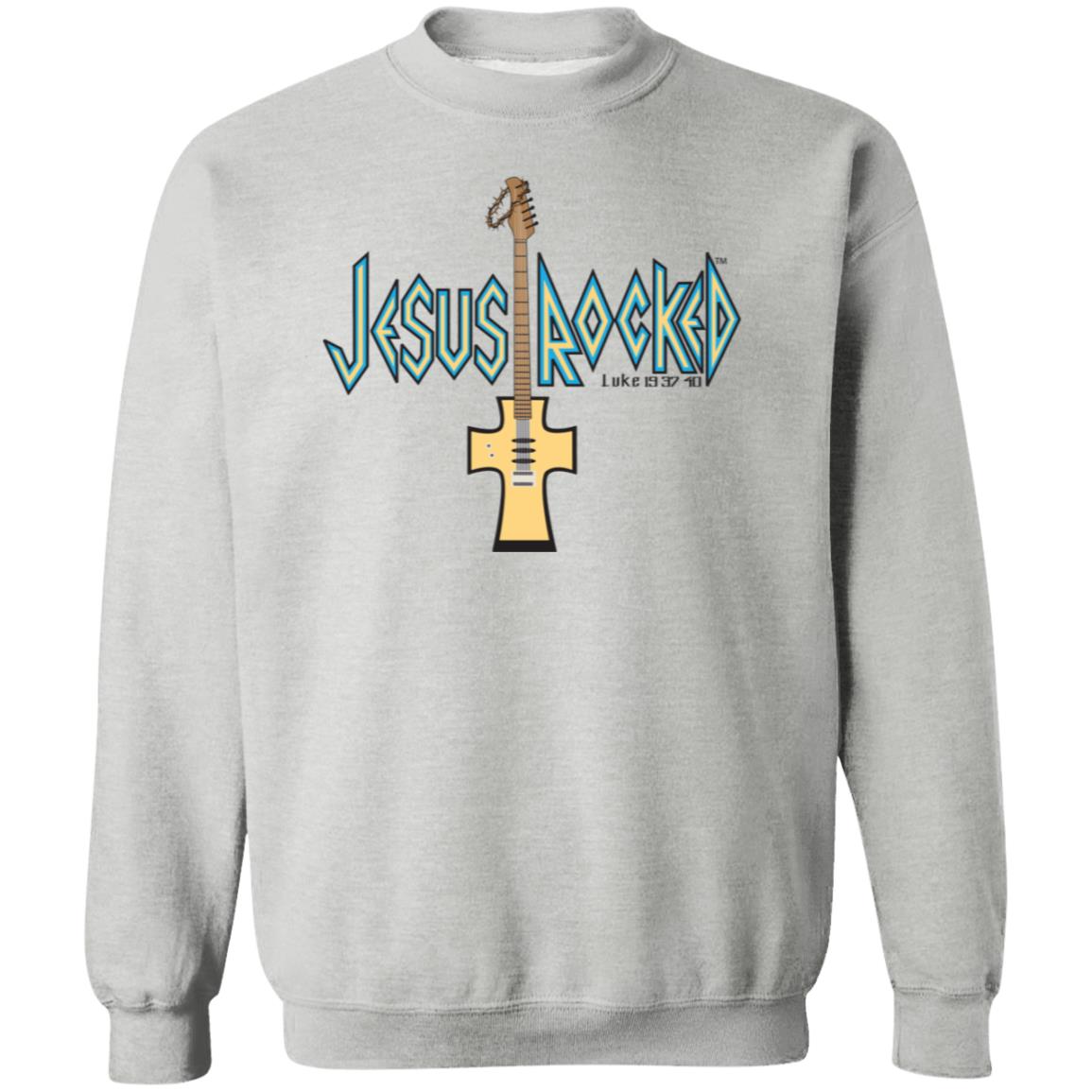 Cross Guitar - Men/Women Unisex Crewneck Sweatshirt