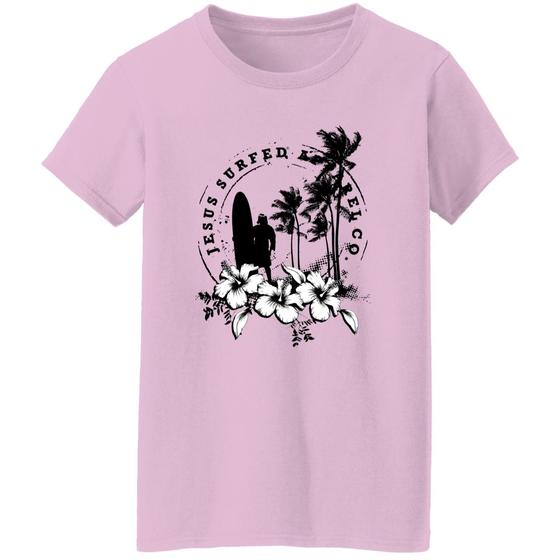 Jesus Surfed Apparel - Women's Cotton T-Shirt