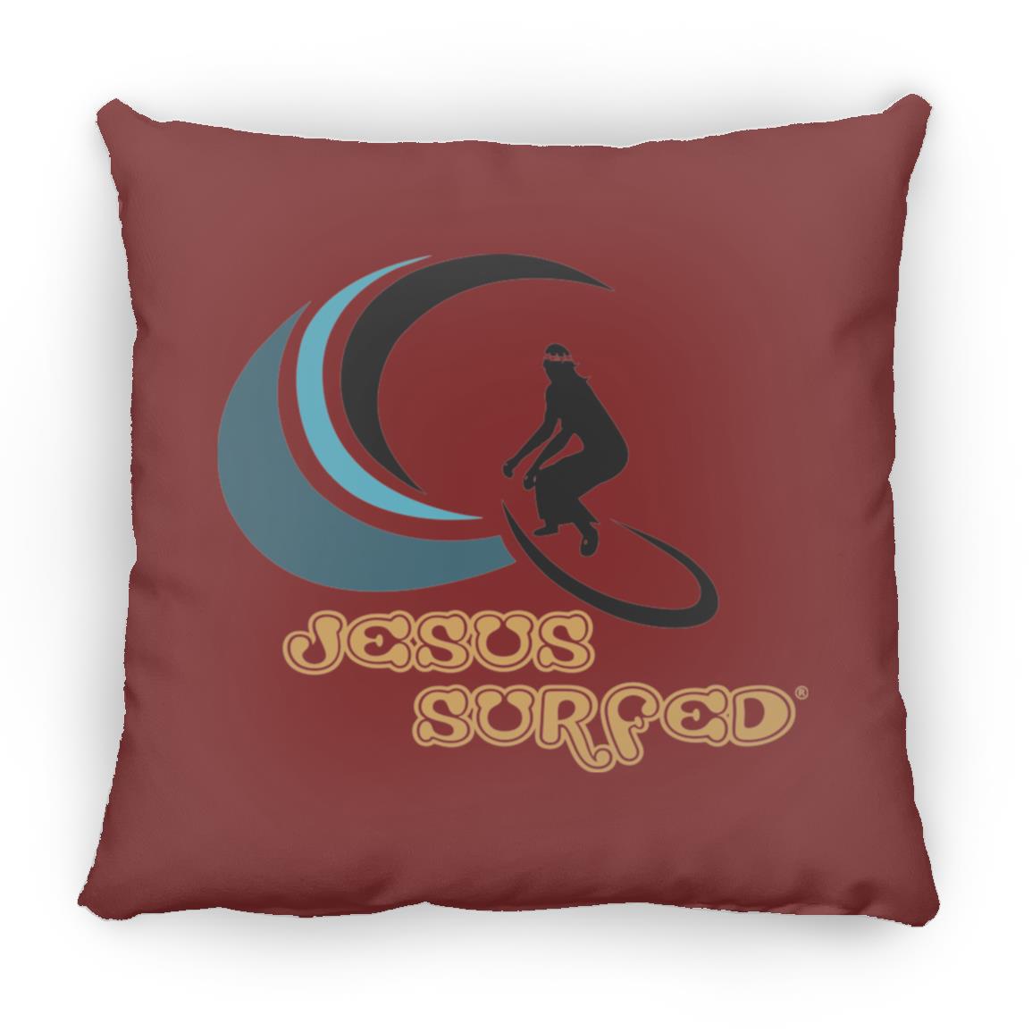 Ridin' the Wave Large Square Pillow