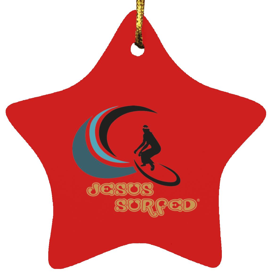 Ridin' the Wave - Star Ornament