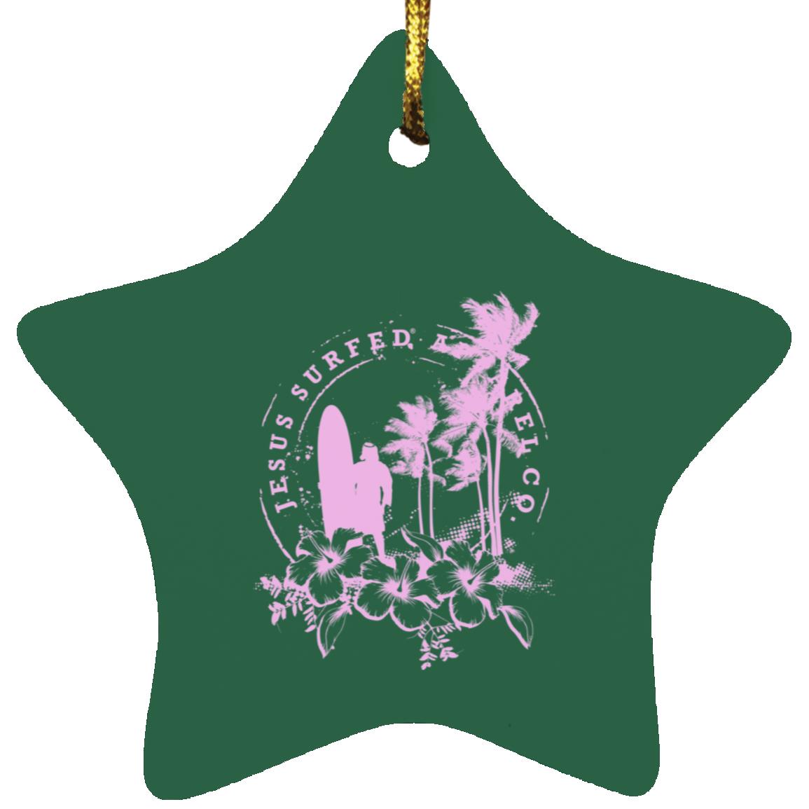 Jesus Surfed Apparel - Star Ornament