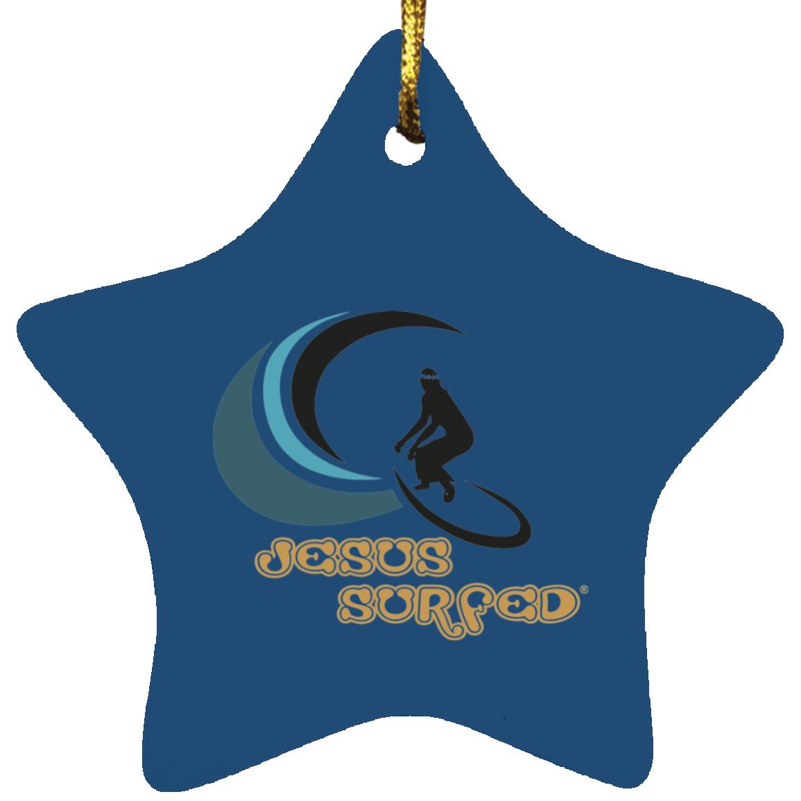Ridin' the Wave - Star Ornament