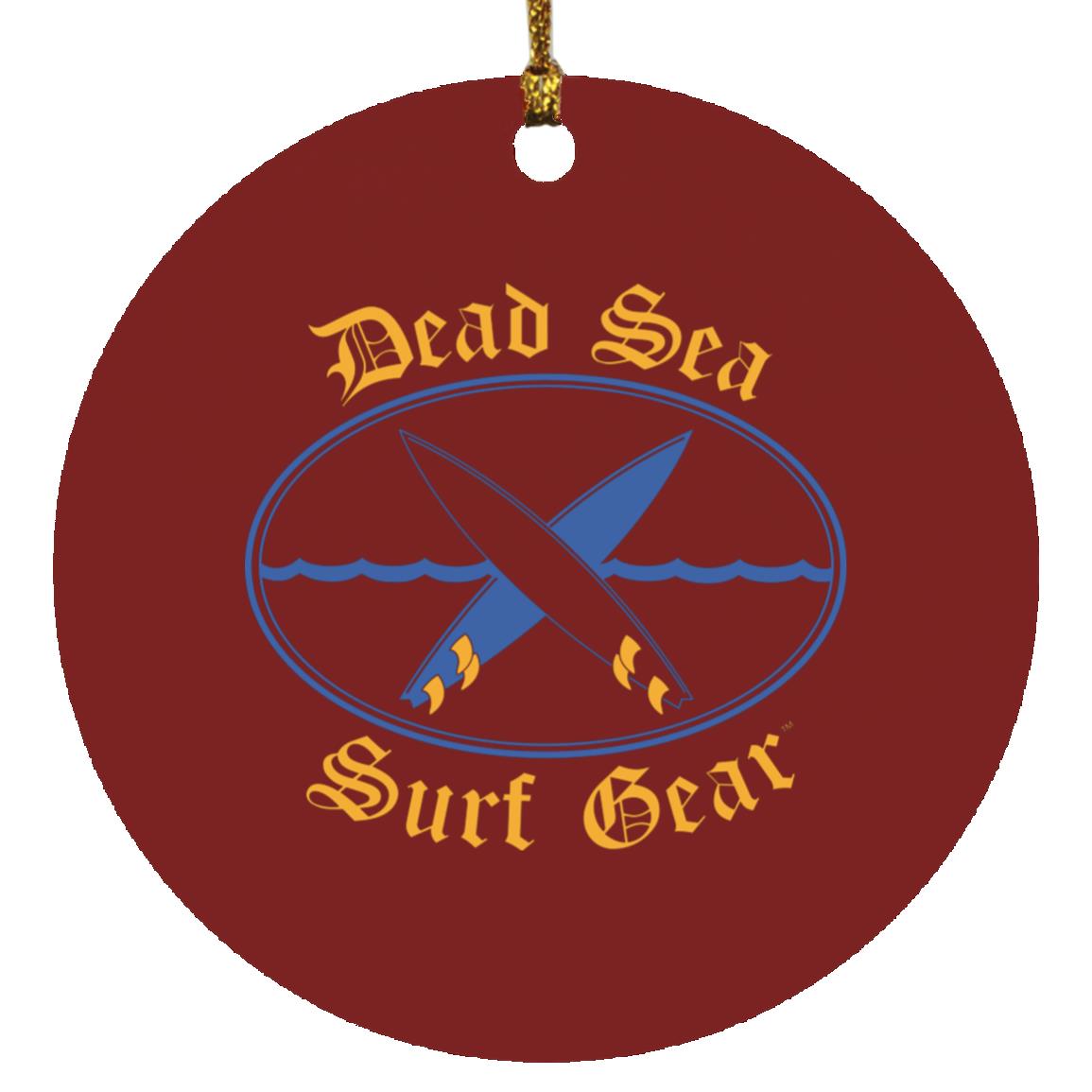 Dead Sea Surf Gear - Circle Ornament