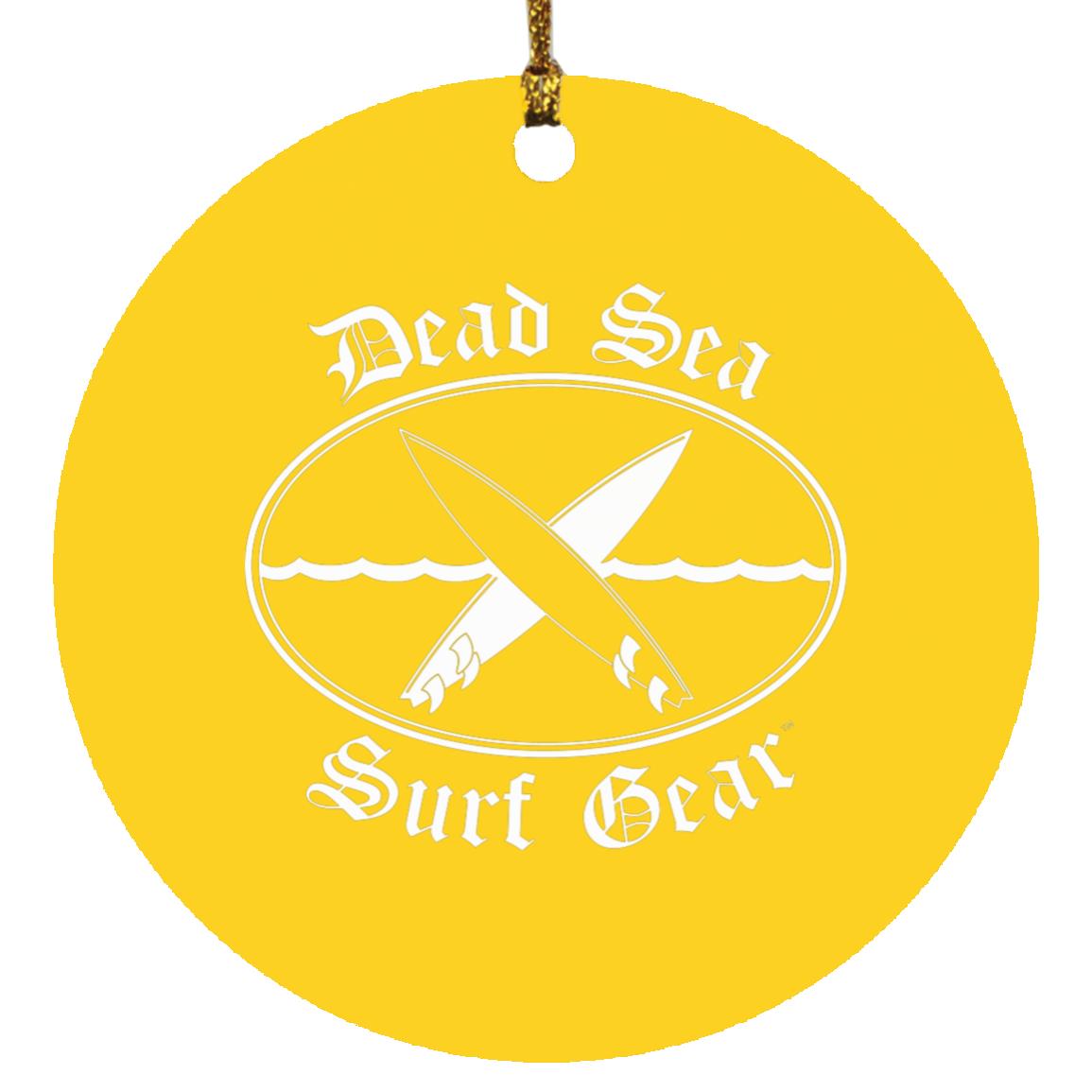 Dead Sea Surf Gear Circle Ornament