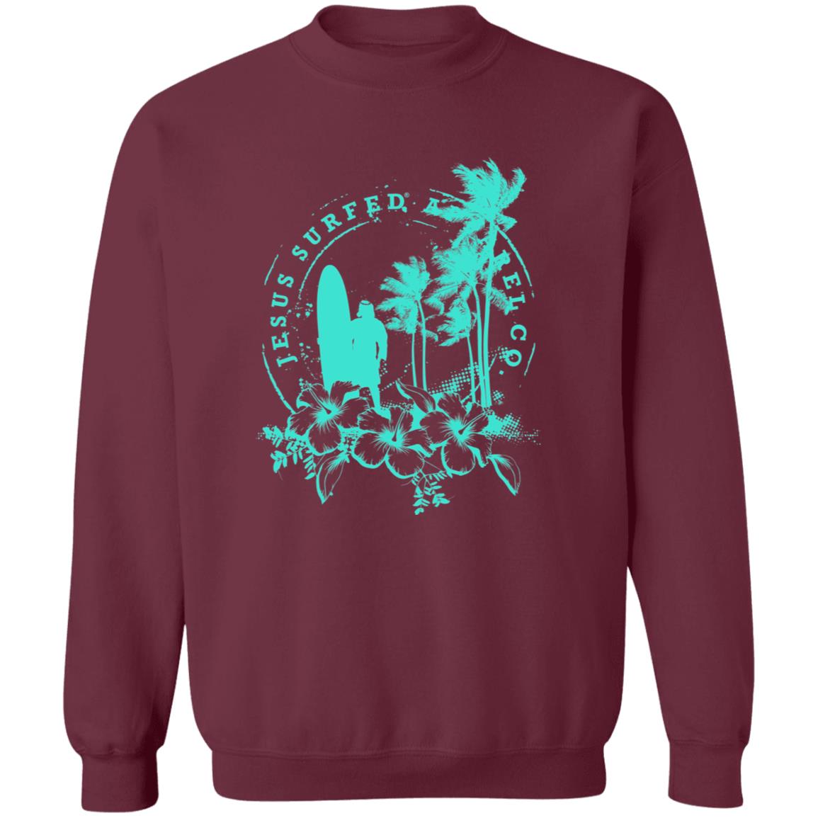 Jesus Surfed Apparel - Men/Women Unisex Crewneck Sweatshirt