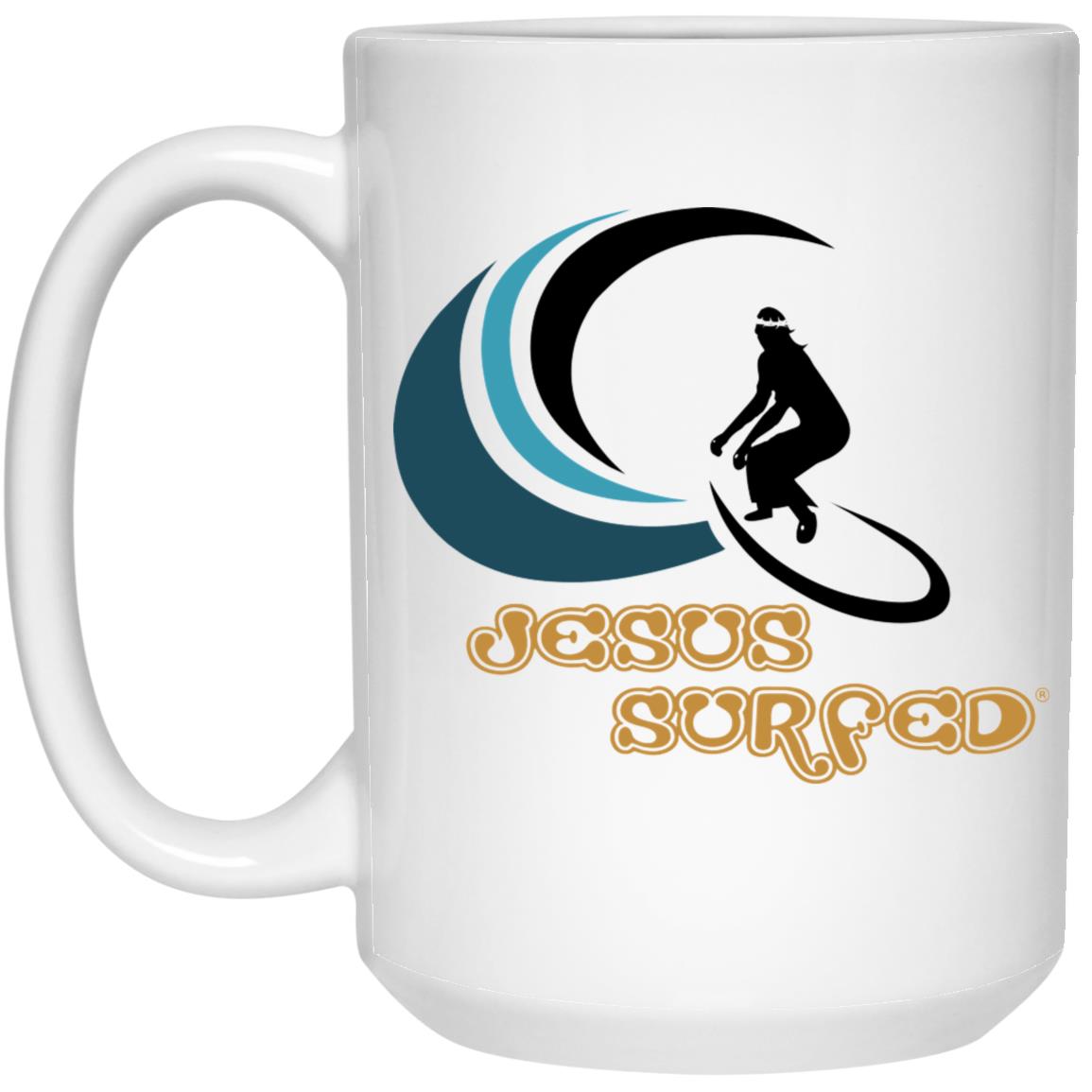 Riding' the Wave - 15oz White Mug