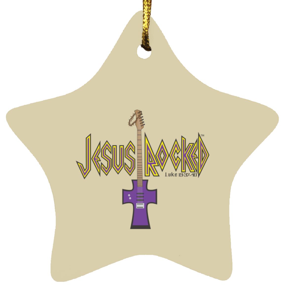 Cross Guitar - Star Ornament