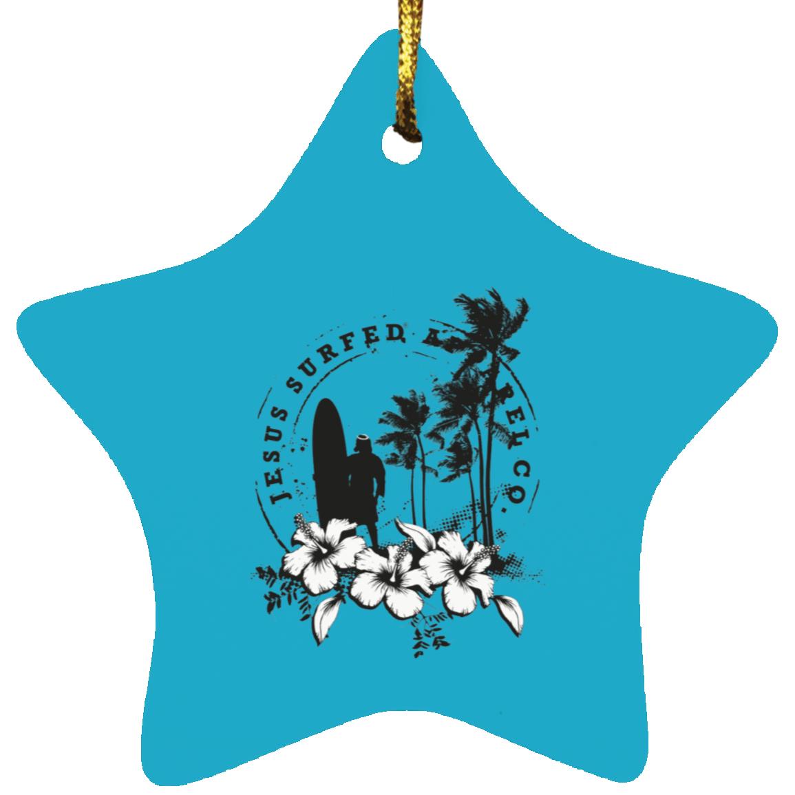 Jesus Surfed Apparel - Star Ornament