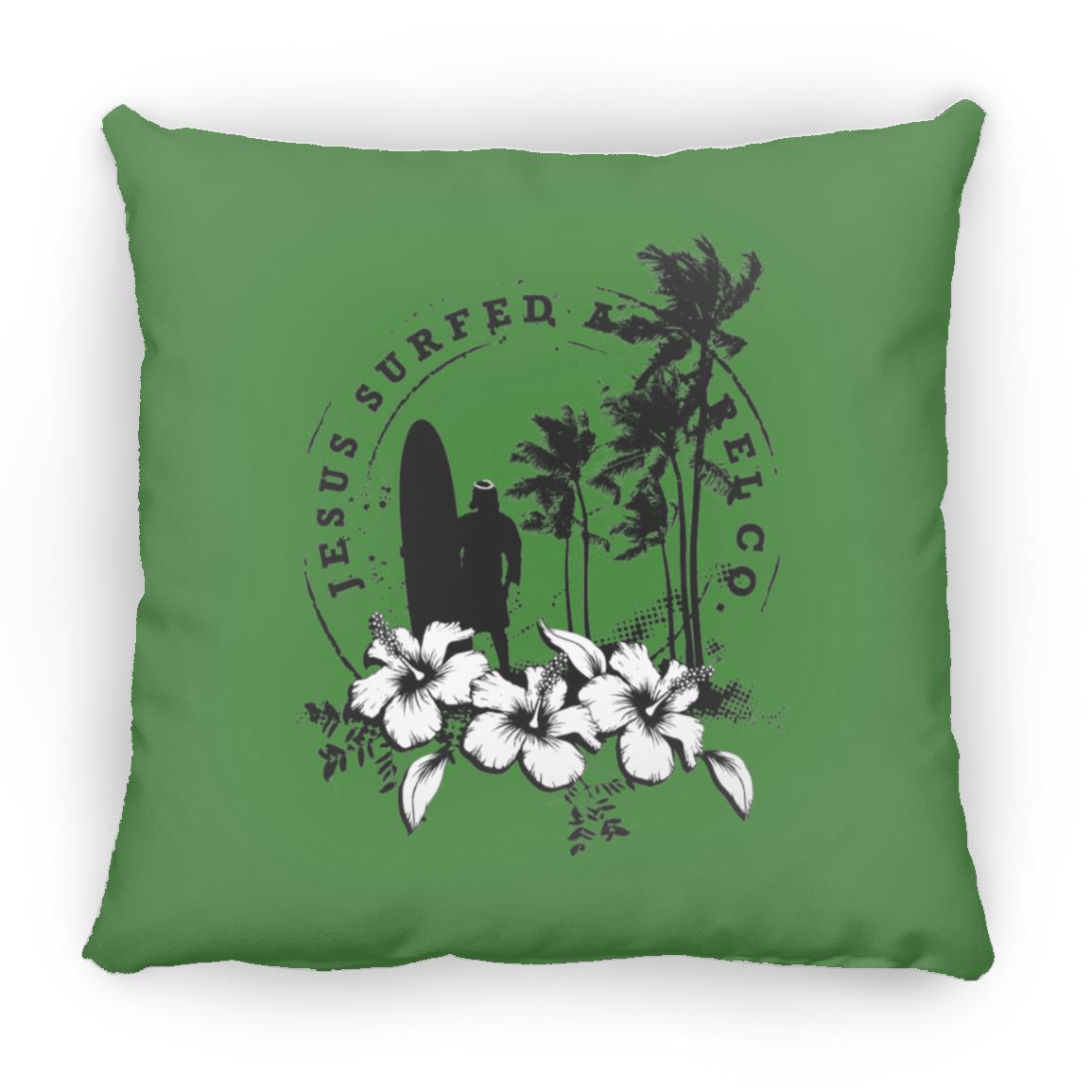 Jesus Surfed Apparel - Large Square Pillow