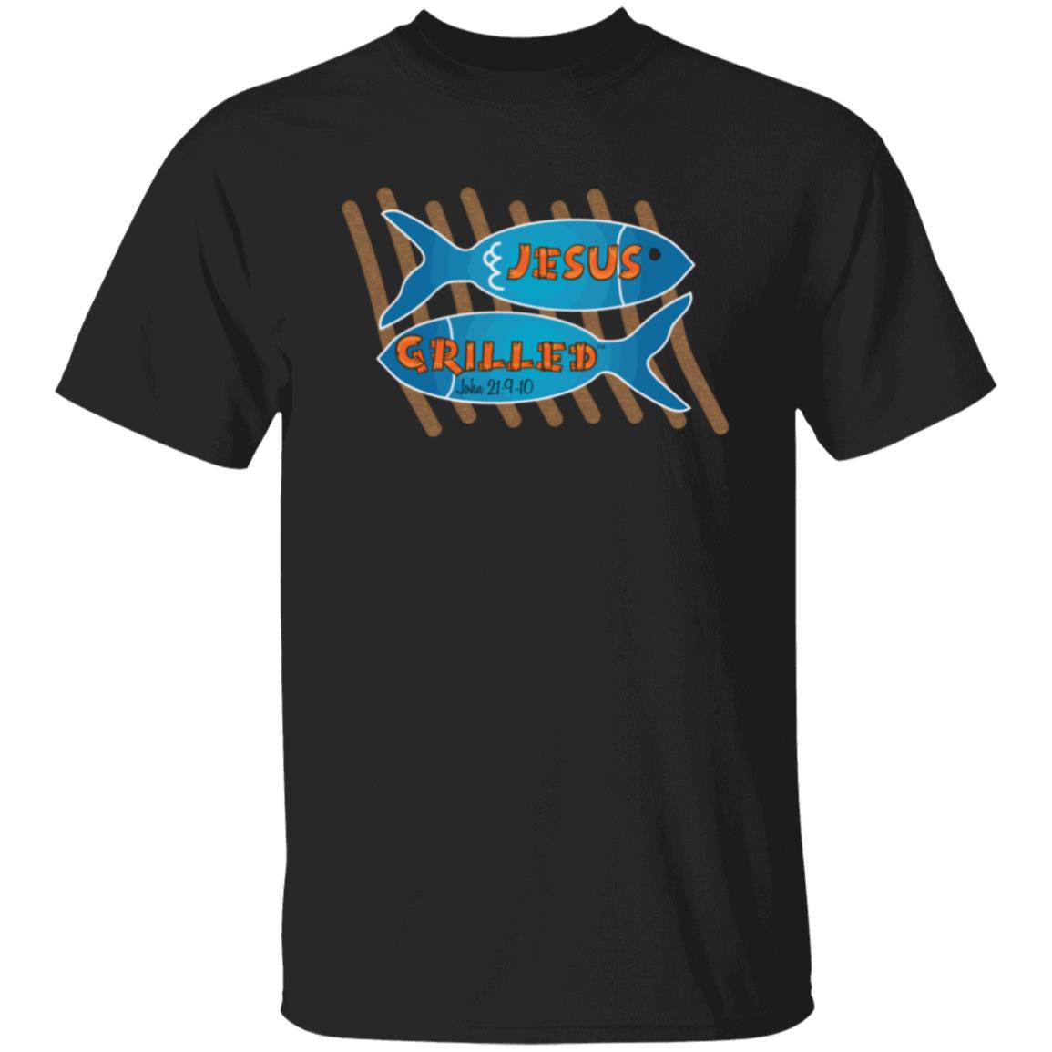 Grilled Fish Men's Cotton Short Sleeve T-Shirt – Jesus Surfed Apparel Co.