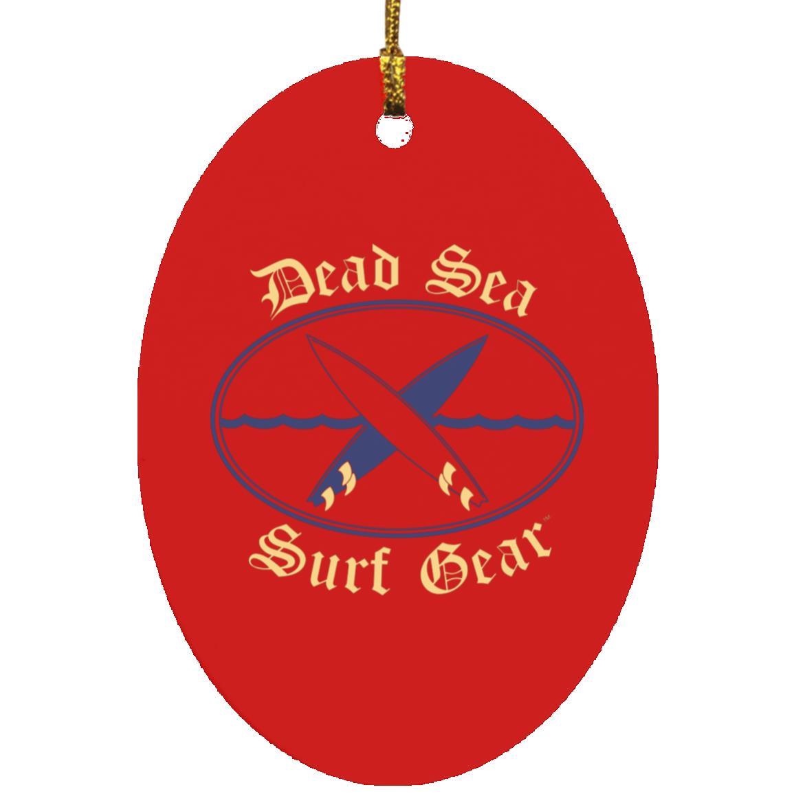 Dead Sea Surf Gear - Oval Ornament