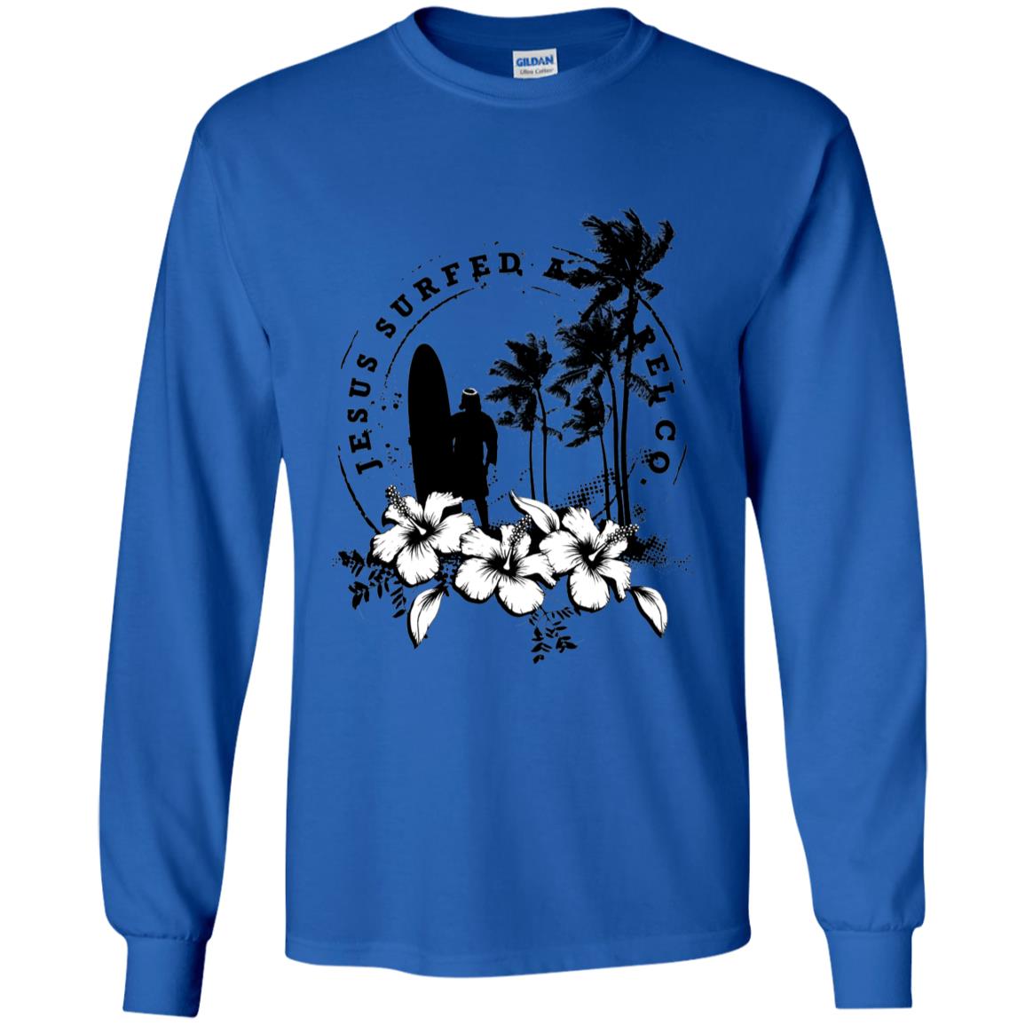 Jesus Surfed Apparel - Boy's/Girl's Youth Cotton Long Sleeve T-Shirt