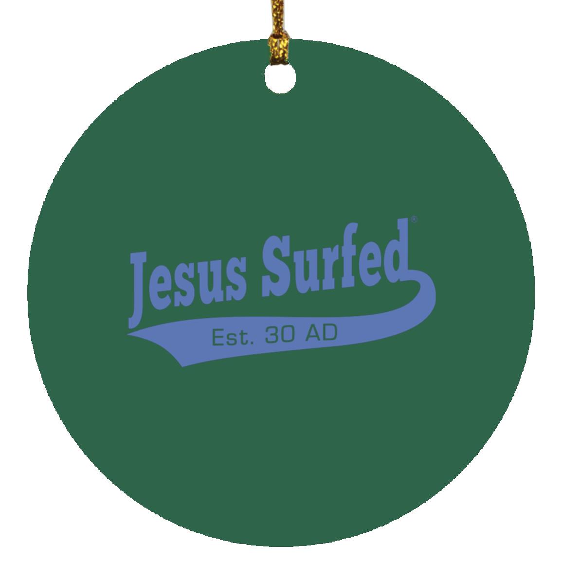 Est 30 AD Circle Ornament