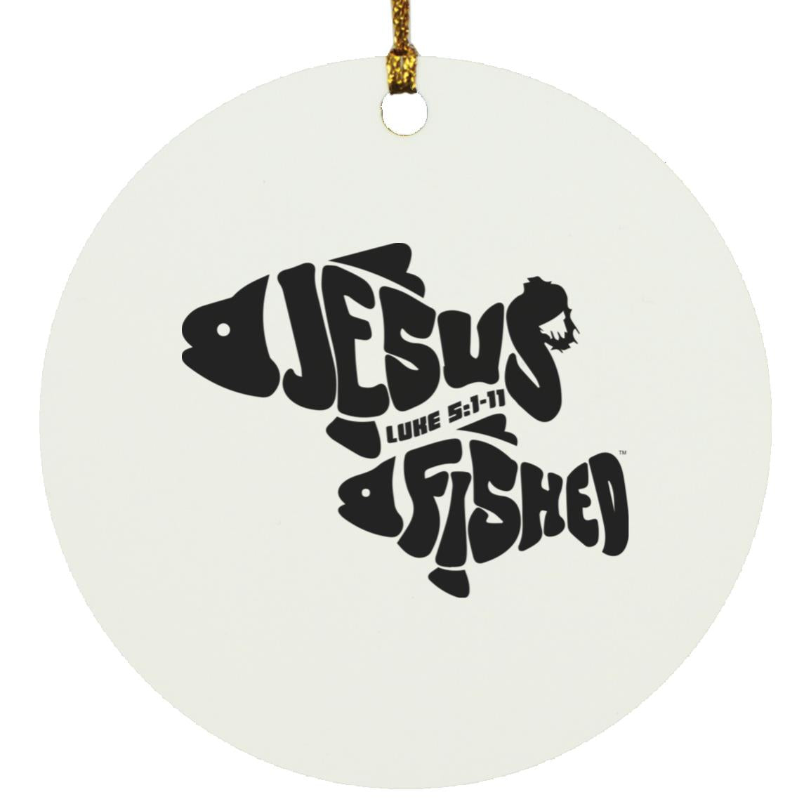 OneFish TwoFish - Circle Ornament
