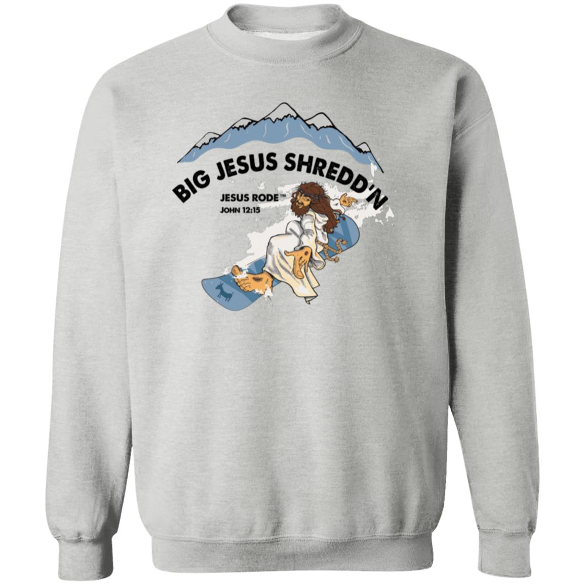 Shredd'n Jesus - Men/Women Unisex Crewneck Sweatshirt