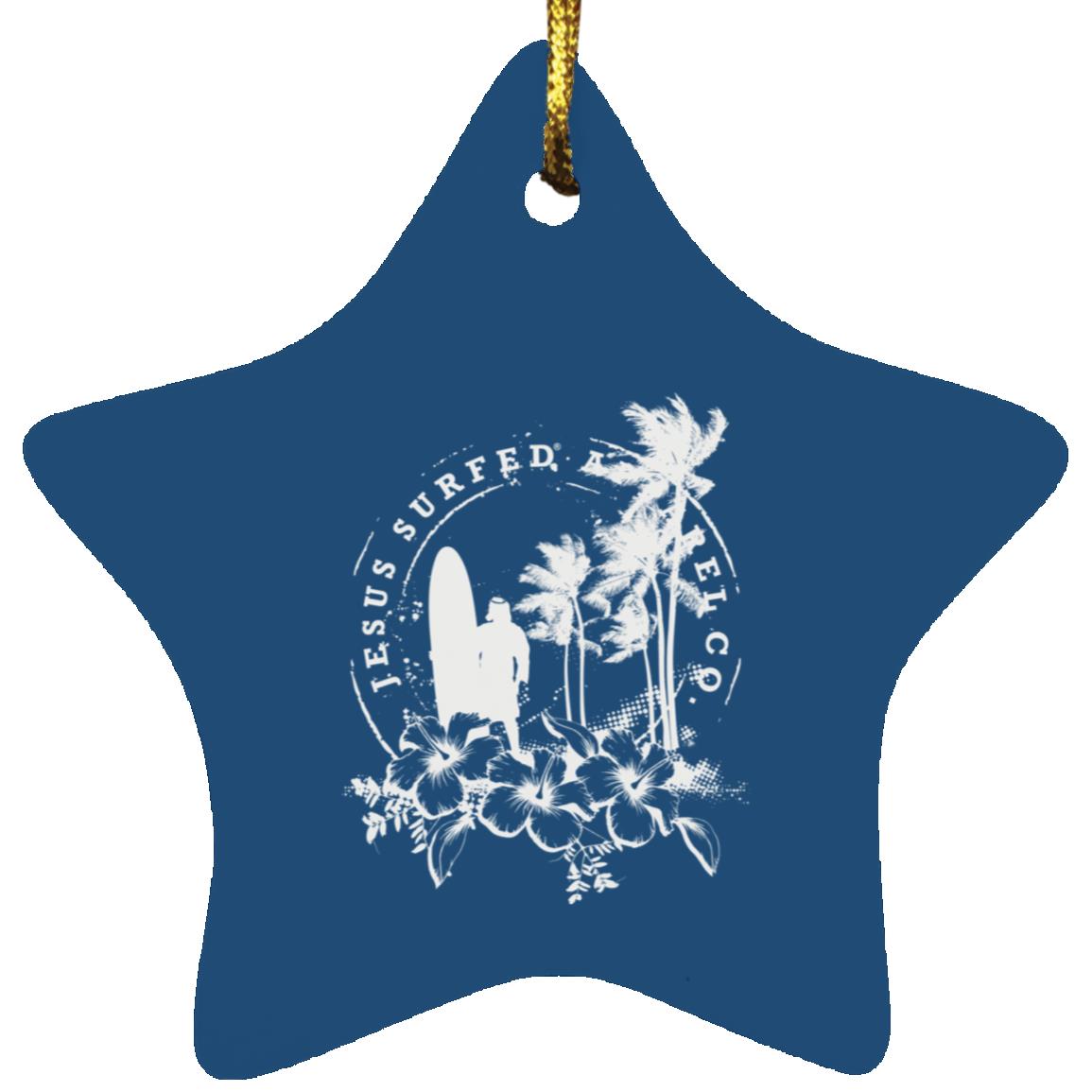 Jesus Surfed Apparel - Star Ornament