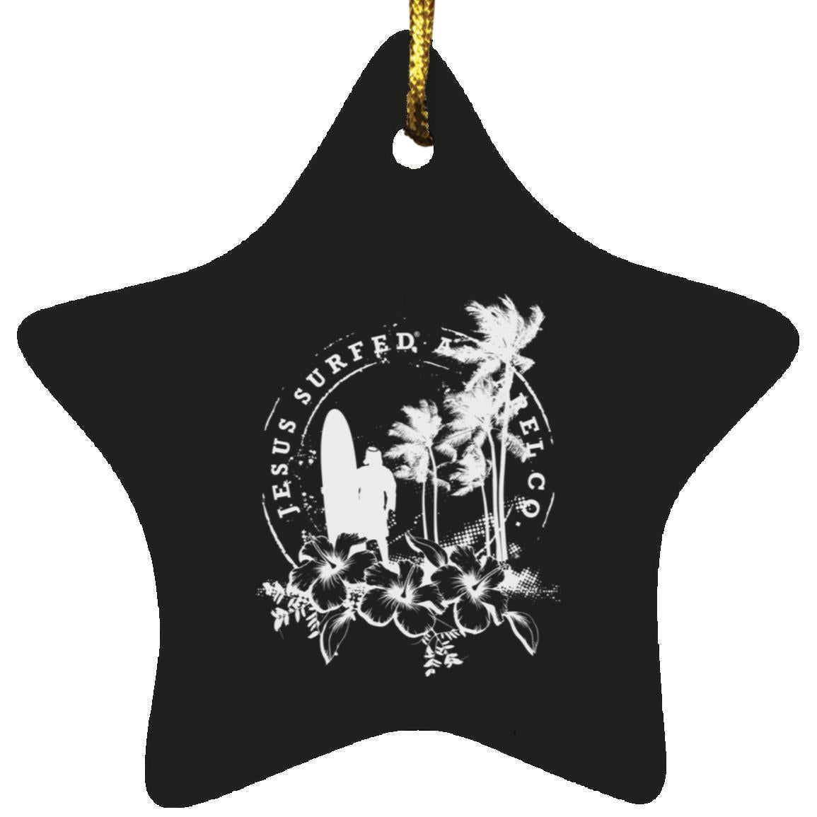 Jesus Surfed Apparel - Star Ornament