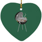 Hot Coals Heart Ornament