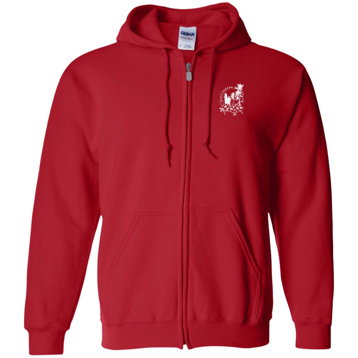 Jesus Surfed Apparel - Men/Women Unisex Full Zip Hoodie