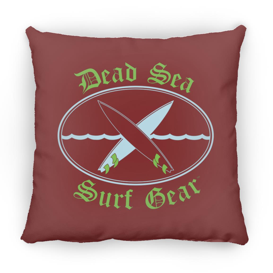 Dead Sea Surf Gear - Large Square Pillow
